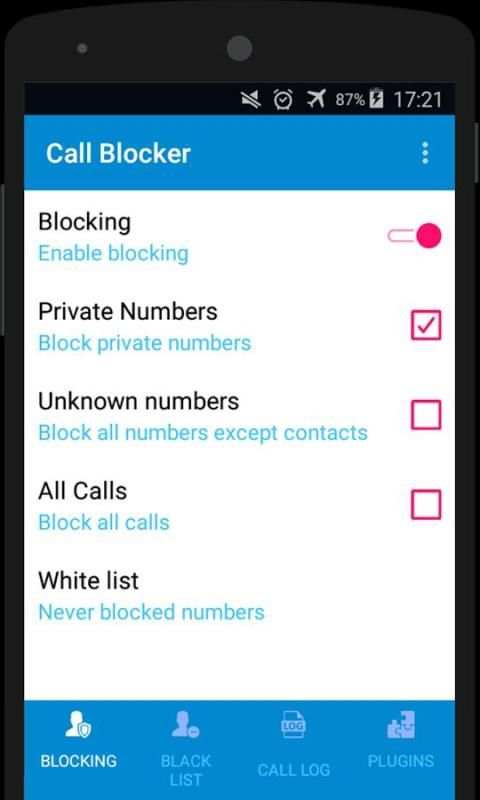 Call Blocker - Blacklist screenshot 5