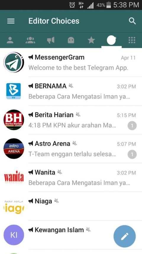 Messenger Gram screenshot 1