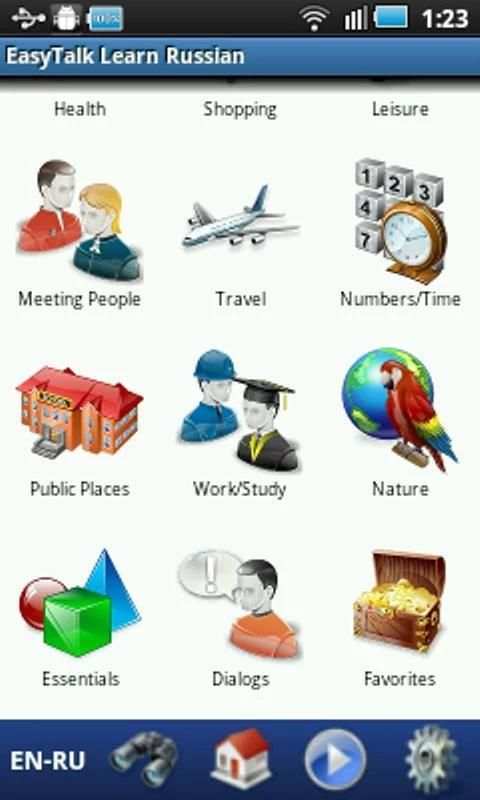 EasyTalk Learn Russian Free скриншот 4
