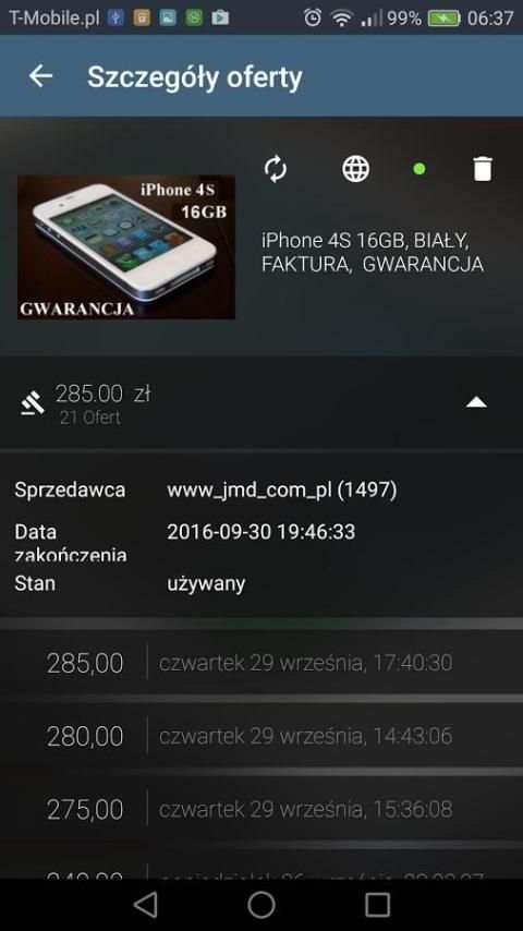 Auctions Reminder скриншот 3