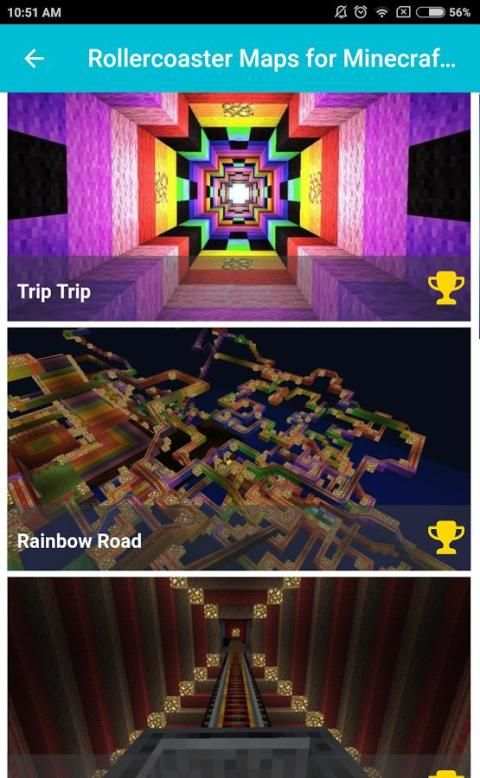 Roller coaster Maps for MCPE screenshot 4