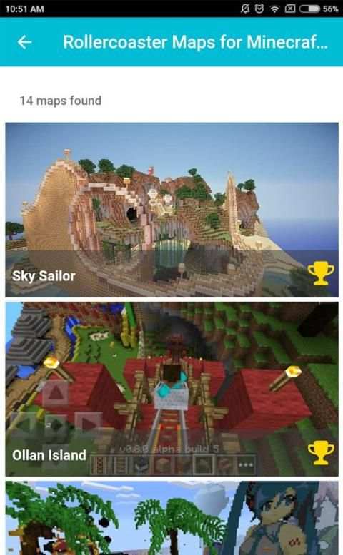 Roller coaster Maps for MCPE screenshot 8