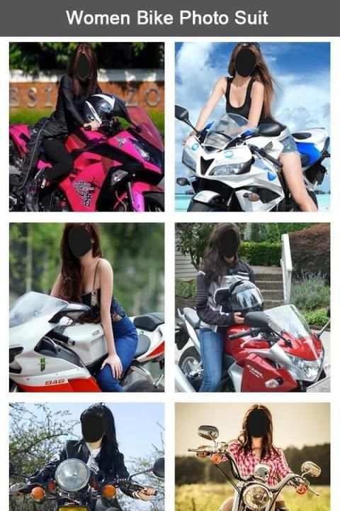 Women Action Bike Photo Suit screenshot 6