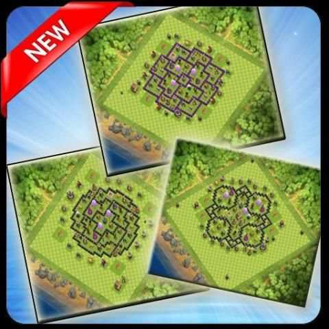 Base Map COC TH 8 Terkuat स्क्रीनशॉट 1