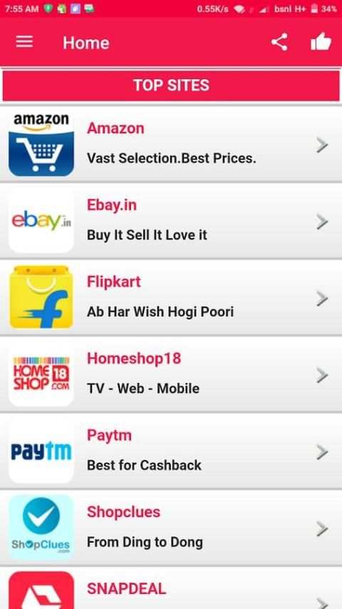 All in One Shopping App screenshot 2