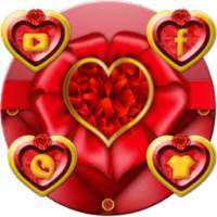 beauty red love theme on 9Apps