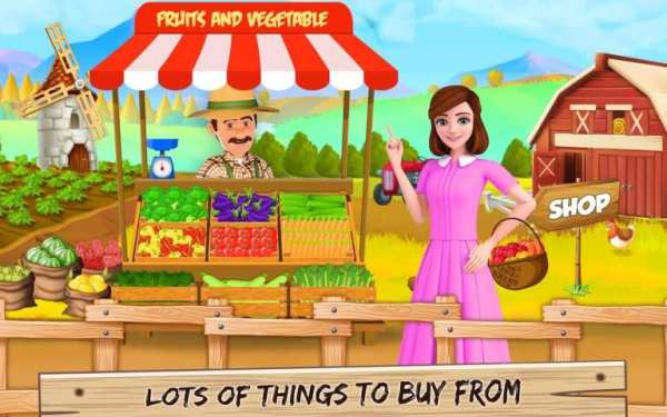 Fruit & Vegetable Market Shopping Cashier Game screenshot 3