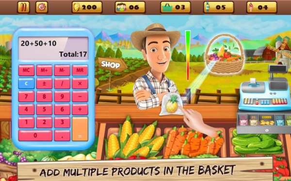 Fruit & Vegetable Market Shopping Cashier Game screenshot 4