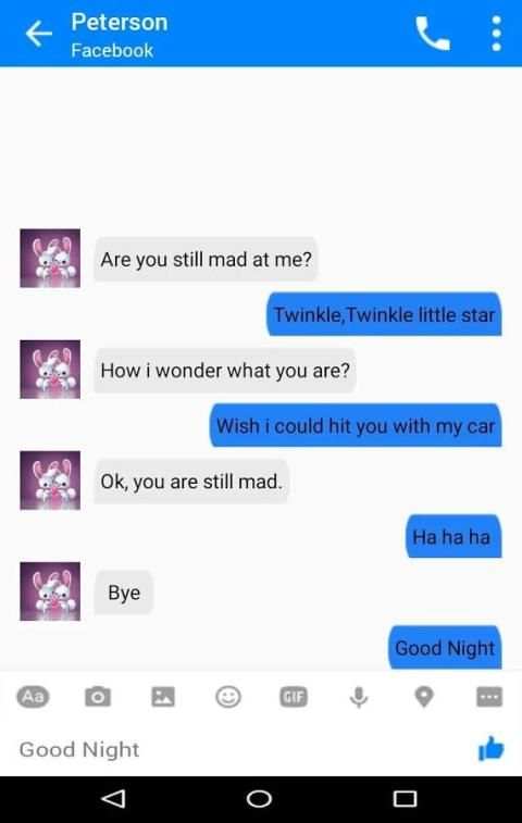 Fake fb Messenger Prank screenshot 1