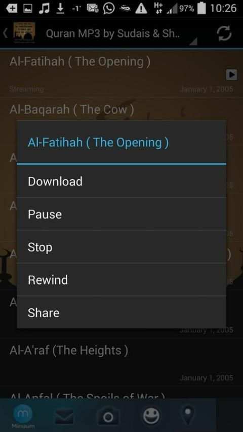 Quran MP3 Sudais & Shuraim screenshot 1