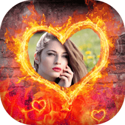 Fire photo frame иконка