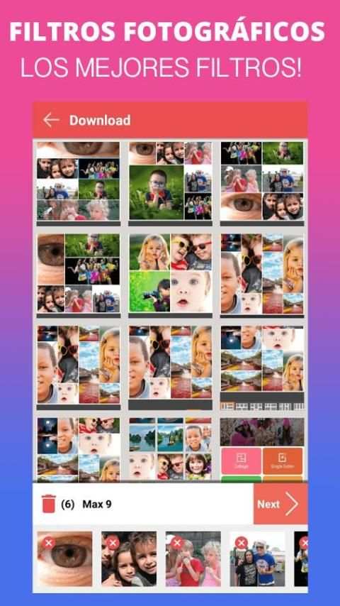 Collage Para Fotos - Editor de Fotos Gratis скриншот 5