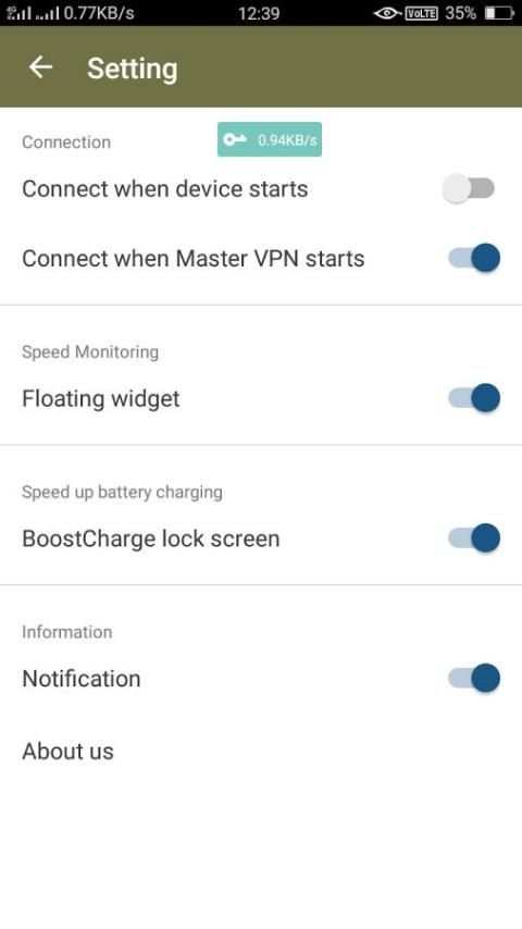 INDIA VPN - Lite screenshot 1