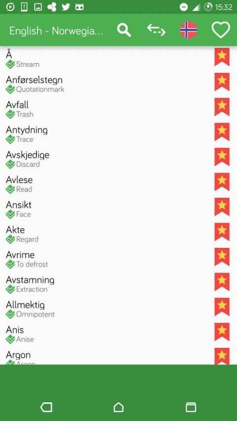 English - Norwegian OFFLINE Dictionary screenshot 2