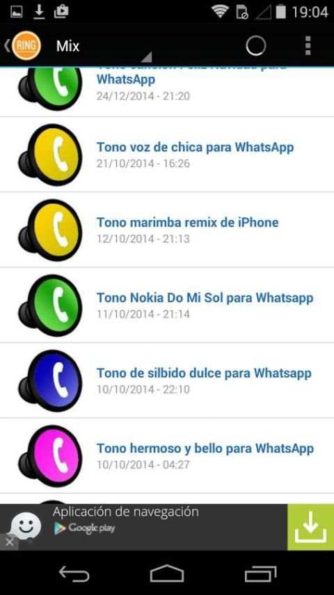 Toques para WhatsApp screenshot 5