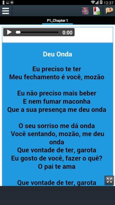 Uma coleção de músicas e letras de músicas Brasil скриншот 3