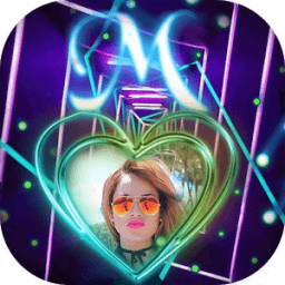 Neon Text Photo Frame иконка