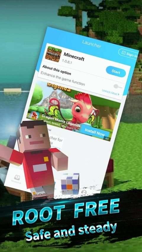 Launcher for Minecraft скриншот 3