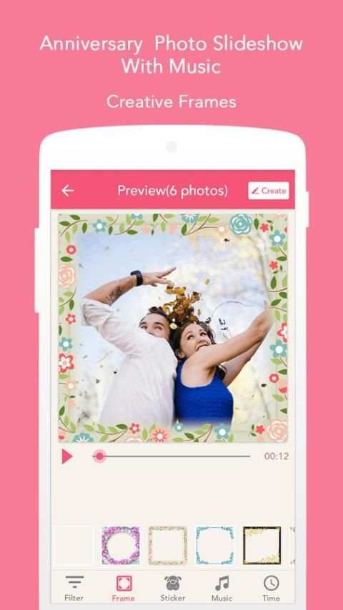 Anniversary Slideshow Maker 5 تصوير الشاشة