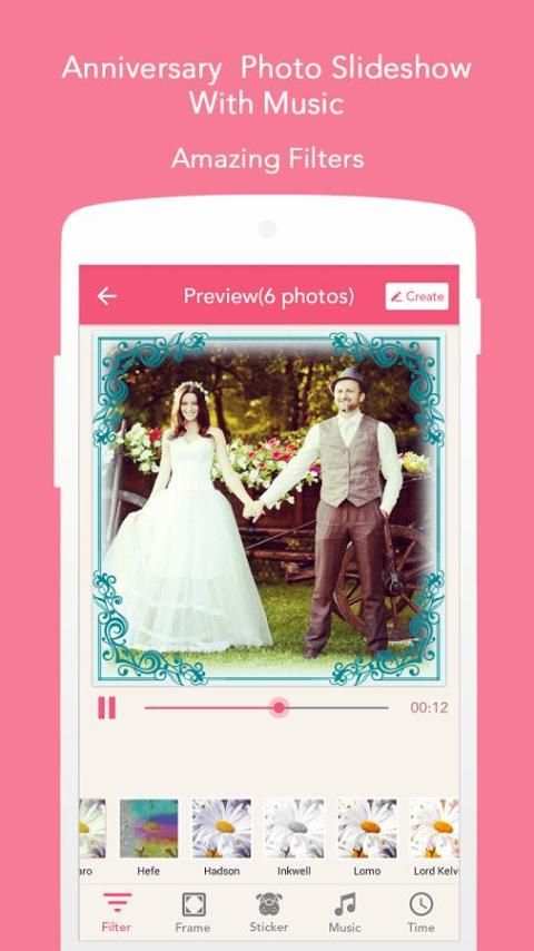Anniversary Slideshow Maker 4 تصوير الشاشة