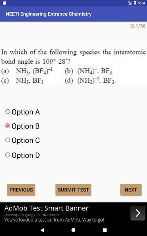 Engineering Entrance Chemistry скриншот 2