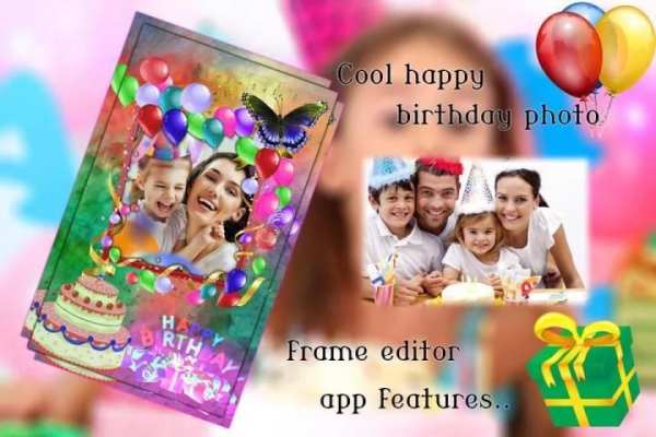 Birthday Photo Editor स्क्रीनशॉट 5