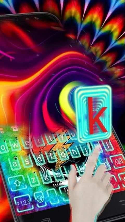 Grateful Dead Keyboard Theme 2 تصوير الشاشة