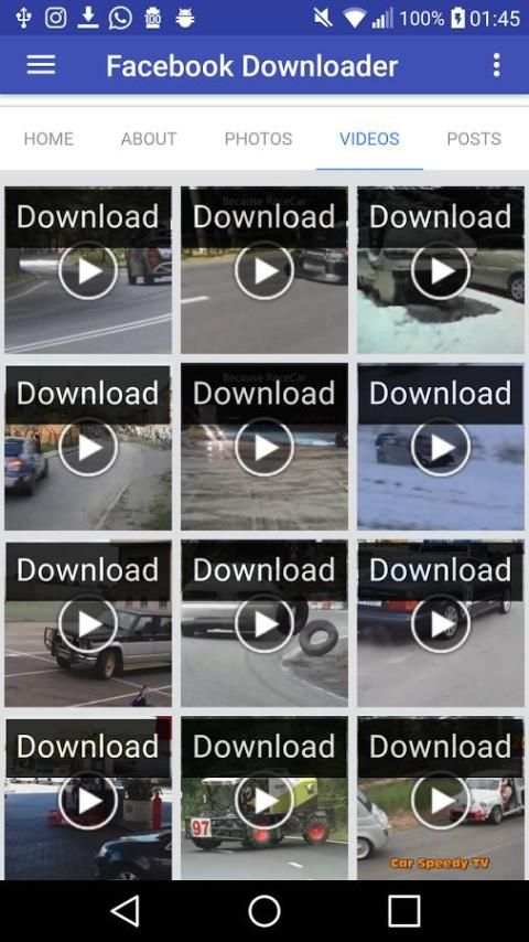 Downvids Helper - One touch DW 2 تصوير الشاشة