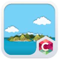 Island C Launcher Theme