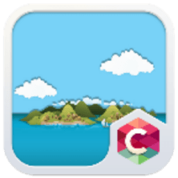Island C Launcher Theme आइकन