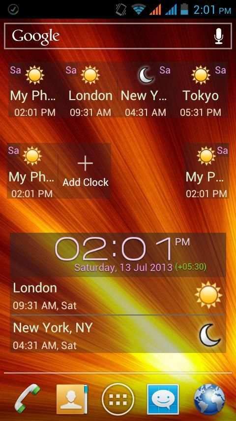 Digital World Clock Widget screenshot 8