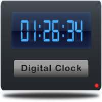 Digital World Clock Widget