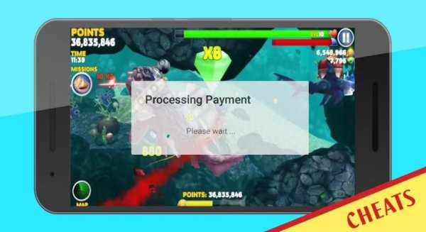 Cheat Hungry Shark Evolution 2 تصوير الشاشة