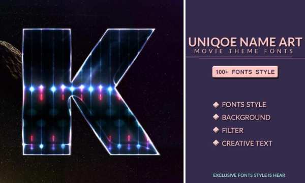 Unique Name Art - Movie Theme Fonts screenshot 8