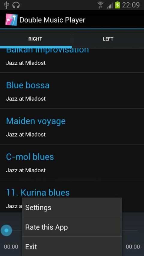 Double Music Player 4 تصوير الشاشة