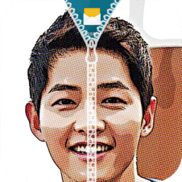 ikon Song Joong Ki Zipper Lock Screen
