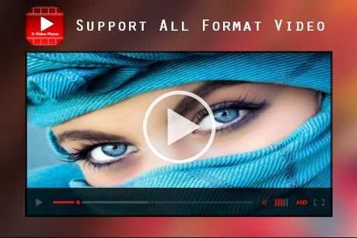 XX Video Player - 4k MX Player, HD MAX Player 1 تصوير الشاشة