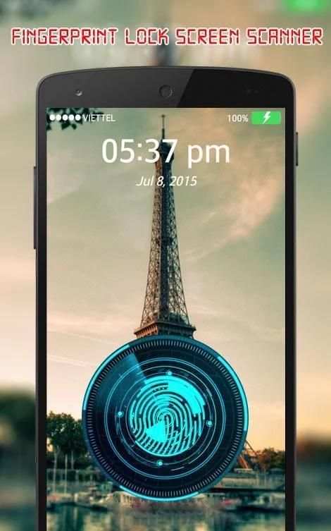 Fingerprint Scanner Lock Screen | Prank App screenshot 2