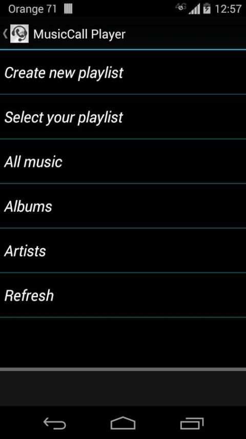 Music Call Player скриншот 4