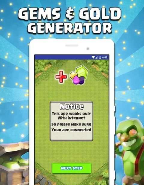 Generator Clash of Clans PRANK скриншот 3