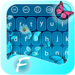 Neon Butterfly Keyboard иконка
