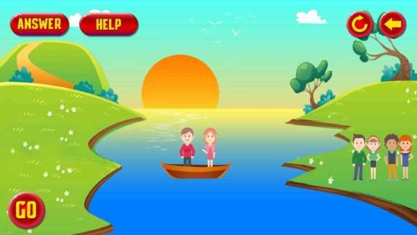 River Crossing Puzzle Game screenshot 1