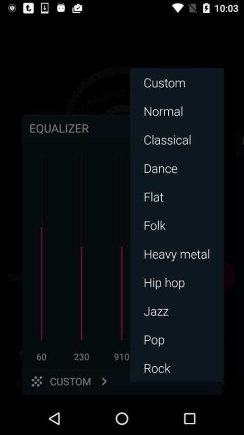 Onemp Music Player स्क्रीनशॉट 3