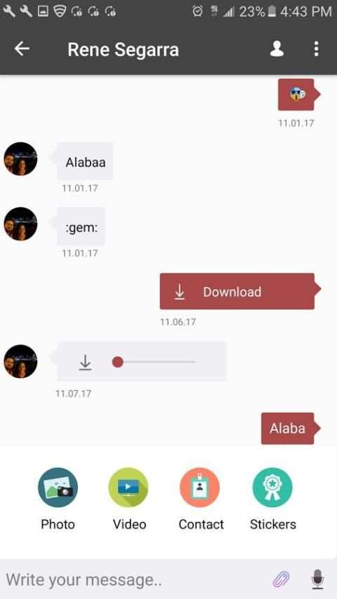 Room Messenger 4 تصوير الشاشة
