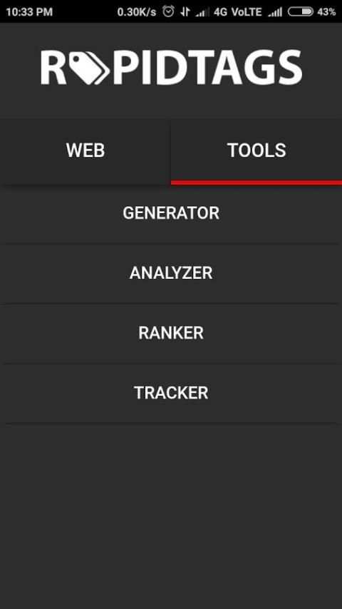 RapidTags - Best SEO YouTube Tags Generator screenshot 1