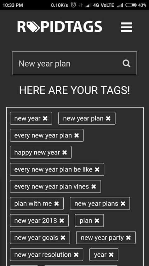 RapidTags - Best SEO YouTube Tags Generator screenshot 4