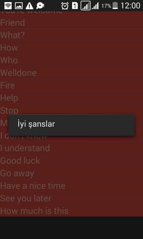 Speak Turkish Free screenshot 1