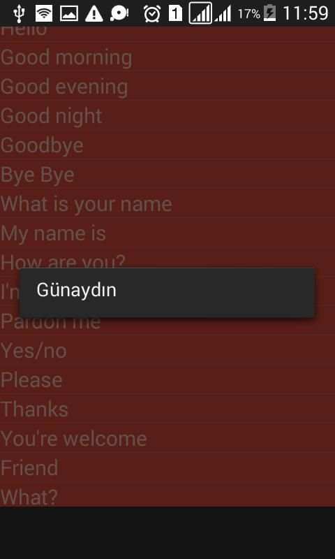 Speak Turkish Free скриншот 3