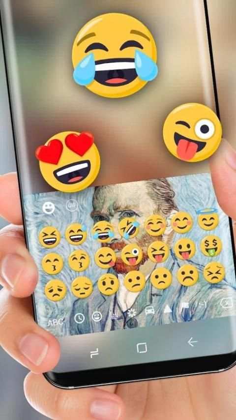 Тема Vincent Keyboard скриншот 2