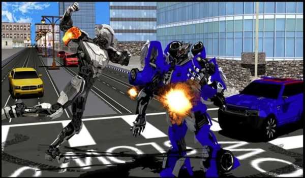 Police Robot Grand City स्क्रीनशॉट 3